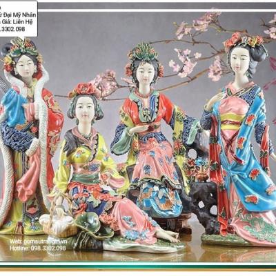 BỘ TƯỢNG TỨ ĐẠI MỸ NHÂN